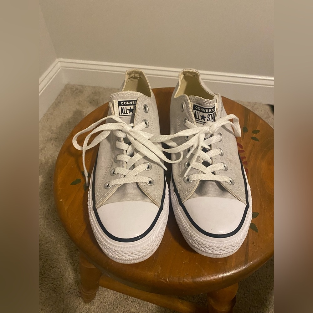 Grey Low Top Converse
